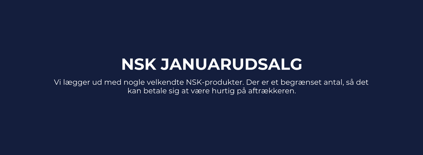 NSK-instrumenter Januarudsalg 2025