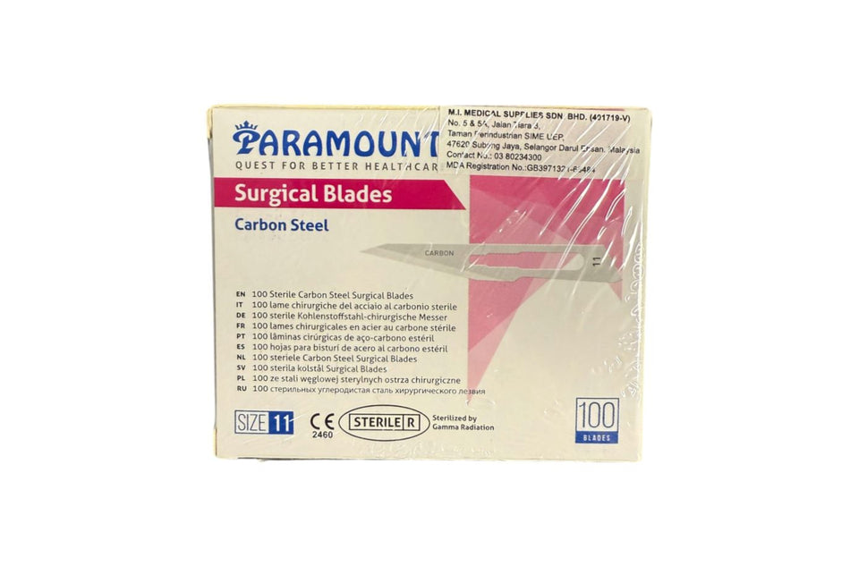 Sterile Scalpel Blades No. 11, pack of 100 pcs.