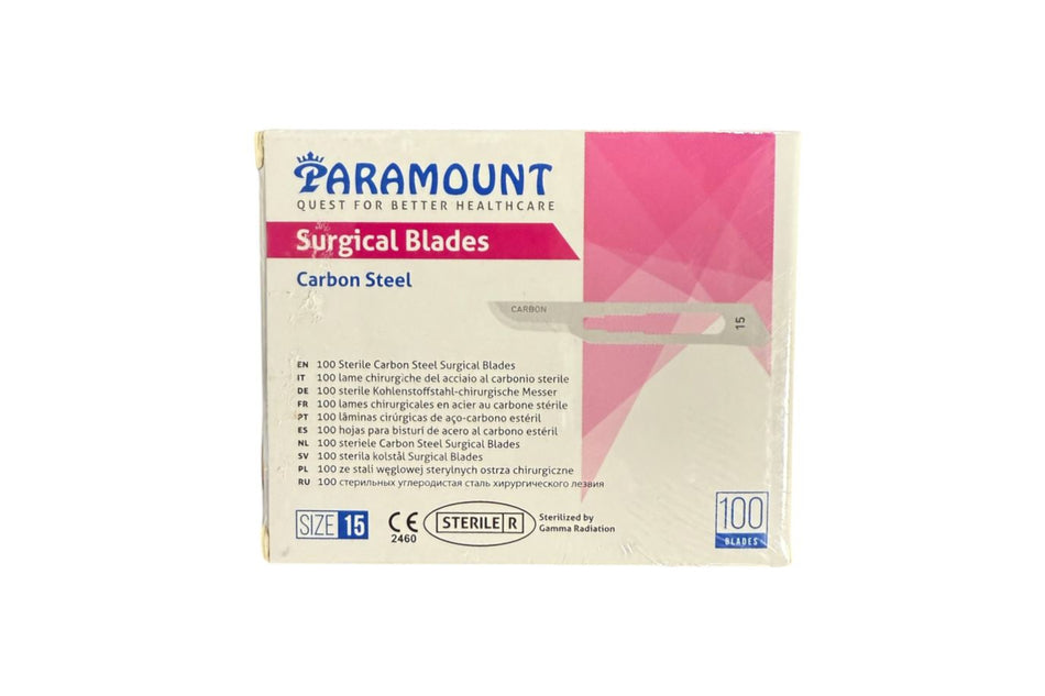 Scalpel blades no. 15, pack of 100 pcs