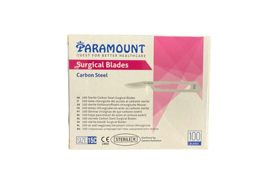 Sterile Scalpel Blades Mini No. 15C, pack of 100 pcs