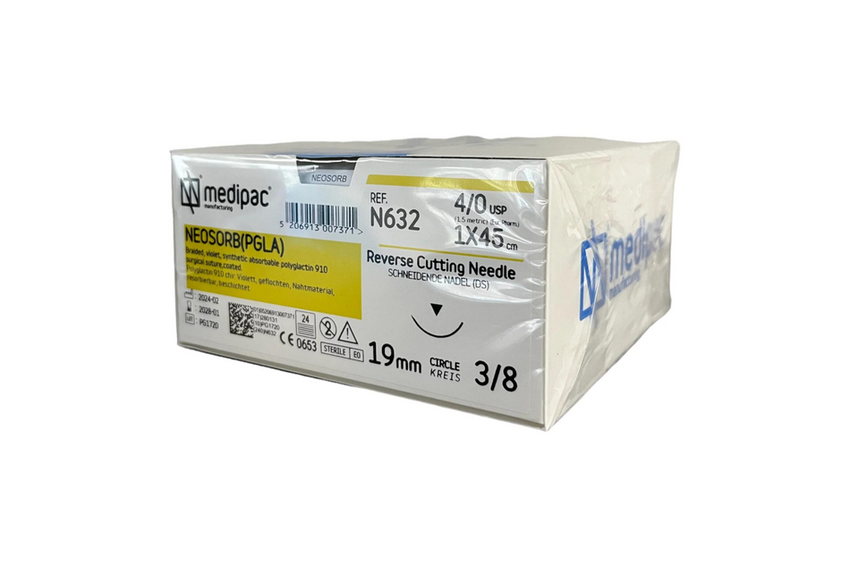 Neosorb (correspond to Vicryl common) - resorberbar. Packing with 24 pcs.