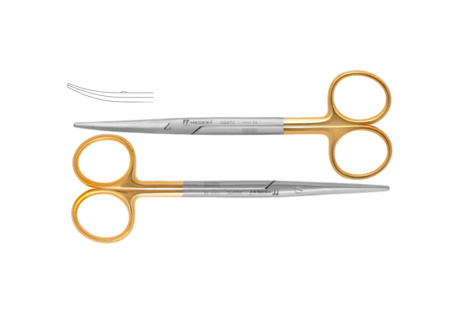 Metzenbaum suture scissors with carbide jaws
