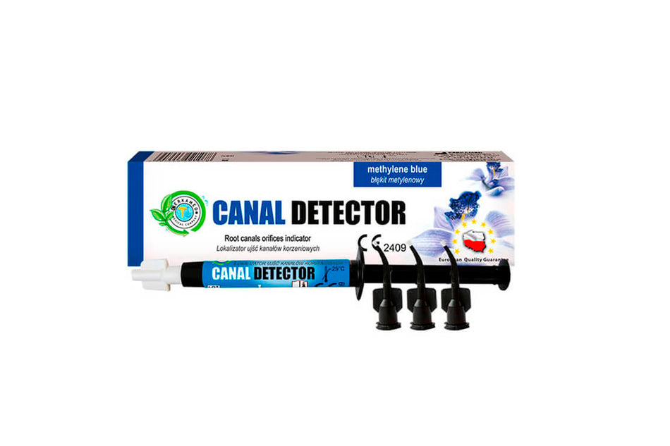 Canal detector Methylene Blue, pack with 2 ml syringe