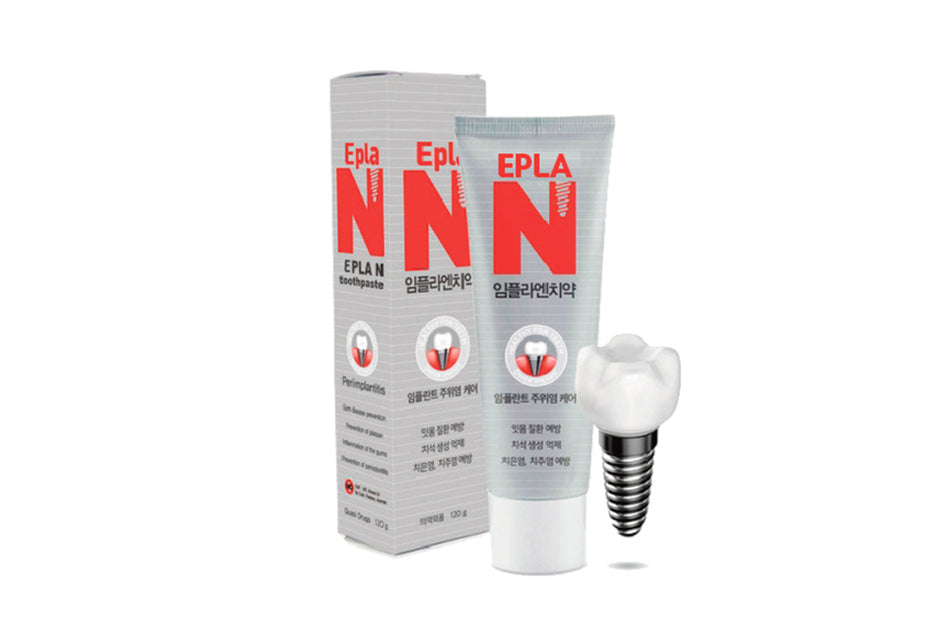 EPLA-N implantat tandpasta, pakning med 10 tuber af 120 g