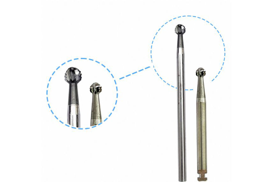 Rose drill with cross section, pack of 2 pcs.