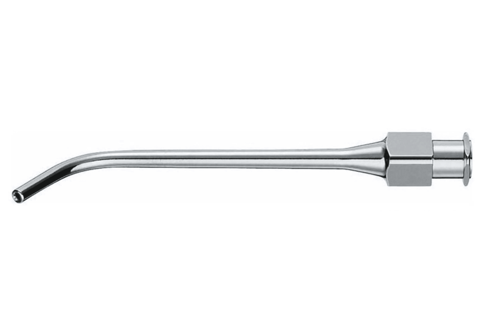 Steel needle for rinsing