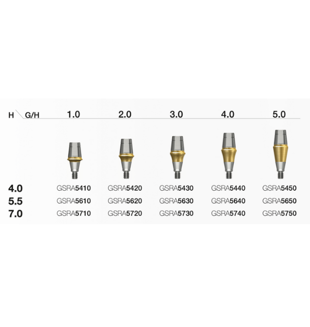 Rigid Abutment D Ø5.0 R